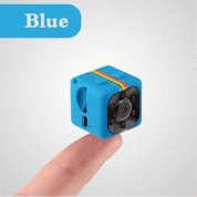 SQ11 Full HD Mini Camera - мини Full HD камера с микрофон за заснемане на видео и снимки (син)
