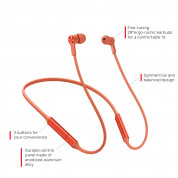 Huawei FreeLace Bluetooth Headset CM70-C - безжични Bluetooth слушалки с микрофон за мобилни устройства (оранжев)  1