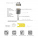 4smarts Magnetic USB-C to USB-C Cable GRAVITYCord Ultimate - USB-C кабел с магнитен накрайник за устройства с USB-C (180см) (сребрист) 7