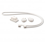 4smarts 3in1 Equipment Set - комплект аксесоари за безжични слушалки Apple AirPods (бял)