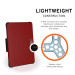 Urban Armor Gear Metropolis Folio Case - удароустойчив хибриден кейс от най-висок клас за iPad Mini 5 (2019) (червен-черен) 4