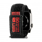 Urban Armor Gear Active Watch Strap - изключително здрава текстилна каишка за Apple Watch 38мм, 40мм, 41мм (черен) 2