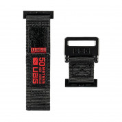 Urban Armor Gear Active Watch Strap - изключително здрава текстилна каишка за Apple Watch 38мм, 40мм, 41мм (черен) 1