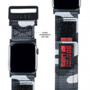 Urban Armor Gear Active Watch Strap - изключително здрава текстилна каишка за Apple Watch 42мм, 44мм, 45мм, Ultra 49мм (сив) 6
