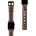 Urban Armor Gear Leather Strap - кожена (естествена кожа) каишка за Apple Watch 38мм, 40мм, 41мм (кафяв) 6
