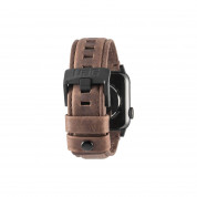 Urban Armor Gear Leather Strap - кожена (естествена кожа) каишка за Apple Watch 38мм, 40мм, 41мм (кафяв) 2