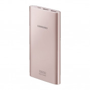 Samsung ULC Fast Charge Power Bank 10000 mAh (USB-C) EB-P1100CP - външна батерия с 2хUSB и USB-C изходи (розов)