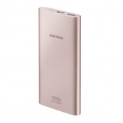 Samsung ULC Fast Charge Power Bank 10000 mAh (MicroUSB) EB-P1100BP - външна батерия с 2хUSB и MicroUSB изходи (розов)