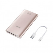 Samsung ULC Fast Charge Power Bank 10000 mAh (MicroUSB) EB-P1100BP - външна батерия с 2хUSB и MicroUSB изходи (розов) 3