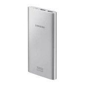 Samsung ULC Fast Charge Power Bank 10000 mAh (MicroUSB) EB-P1100BS - външна батерия с 2хUSB и MicroUSB изходи (сребрист)