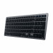 Satechi Slim Wireless Keyboard with Numeric Keypad - качествена алуминиева безжична блутут клавиатура за Mac (тъмносив) 3