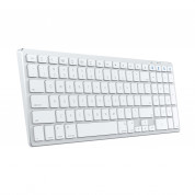 Satechi Slim Wireless Keyboard with Numeric Keypad - качествена алуминиева безжична блутут клавиатура за Mac (сребрист)