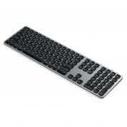 Satechi Aluminum Wireless Keyboard with Numeric Keypad (space gray) 4