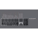 Satechi Aluminum Wireless Keyboard with Numeric Keypad - качествена алуминиева безжична блутут клавиатура за Mac (тъмносив) 6