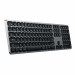 Satechi Aluminum Wireless Keyboard with Numeric Keypad - качествена алуминиева безжична блутут клавиатура за Mac (тъмносив) 1