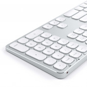Satechi Aluminum Wireless Keyboard with Numeric Keypad - качествена алуминиева безжична блутут клавиатура за Mac (сребрист) 1