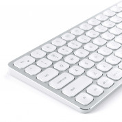 Satechi Aluminum Wireless Keyboard with Numeric Keypad - качествена алуминиева безжична блутут клавиатура за Mac (сребрист) 2