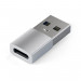 Satechi USB Male To USB-C Female Adapter - адаптер от USB мъжко към USB-C женско за мобилни устройства (сребрист) 1