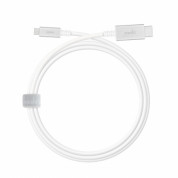 Moshi USB-C to HDMI Cable - кабел за свързване от USB-C към HDMI (сребрист) (2 метра) 2