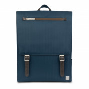 Moshi Helios Lite Designer Laptop Backpack - дизайнерска раница за Macbook Pro 13 и лаптопи до 13 инча (тъмносин)