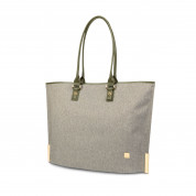 Moshi Aria Slim Lightweight Tote Bag - стилна чанта за MacBook Pro 13 и лаптопи до 13 ин. (зелен)