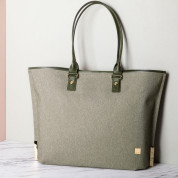 Moshi Aria Slim Lightweight Tote Bag - стилна чанта за MacBook Pro 13 и лаптопи до 13 ин. (зелен) 2