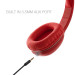 Edifier W800BT - безжични Bluetooth слушалки за мобилни устройства (червен)  3