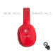 Edifier W800BT - безжични Bluetooth слушалки за мобилни устройства (червен)  4