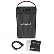 Marshall Tufton - безжичен портативен аудиофилски спийкър за мобилни устройства с Bluetooth и 3.5 mm изход (черен)  7