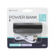 Platinet Power Bank Leather 2600mAh + microUSB cable (black) 3
