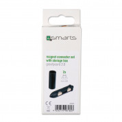4smarts 2x Micro-USB Magnet Connector Set Storage Box for GRAVITYCord 2.0 - магнитен органайзер с Micro-USB магнитни конектори (черен) 3
