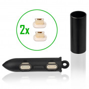 4smarts 2x Micro-USB Magnet Connector Set Storage Box for GRAVITYCord 2.0 - магнитен органайзер с Micro-USB магнитни конектори (черен)