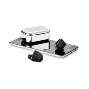 Master & Dynamic True Wireless Earphones MW07 - безжични Bluetooth слушалки с микрофон за мобилни устройства (черен-гланц) 3