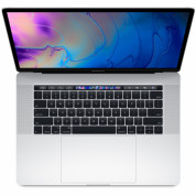 Apple MacBook Pro 15 Touch Bar, Touch ID, 6-Core i7 2.6GHz, 16GB, 256GB SSD, Radeon Pro 555X w 4GB (сребрист) (модел 2019) 