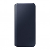 Samsung Flip Wallet Cover EF-WA705PBEGWW - оригинален кожен кейс за Samsung Galaxy A70 (черен) 1