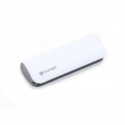 Platinet Power Bank Leather 2600mAh + microUSB cable (white) 2