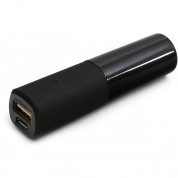 Platinet Lipstick Power Bank 2600mAh + microUSB cable - външна батерия 2600mAh за зареждане на мобилни устройства (черен)