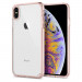 Spigen Ultra Hybrid Case - хибриден кейс с висока степен на защита за iPhone XS Max (розов-прозрачен) 1