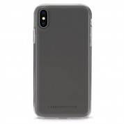 Case FortyFour No.1 Case - силиконов (TPU) калъф за iPhone XS, iPhone X (прозрачен)