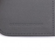 Case FortyFour No.11 Case - кожен калъф с поставка за iPhone XR (черен) 5