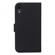Case FortyFour No.11 Case - кожен калъф с поставка за iPhone XR (черен) 1
