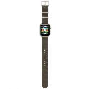 Incase Nylon Nato Band - текстилна каишка за Apple Watch 38мм, 40мм, 41мм (тъмносив)