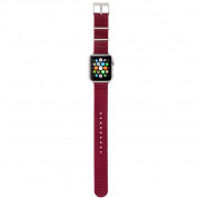 Incase Nylon Nato Band - текстилна каишка за Apple Watch 38мм, 40мм, 41мм (червен)