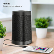 iLuv Aud Dock Portable Speaker for the 2nd Generation Amazon Echo Dot - докинг система със спйкър за Amazon Echo Dot 2 (черен) 2