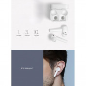 Xiaomi MI AirDot Pro True Wireless TWS Earphones ZBW4458TY - безжични Bluetooth слушалки с микрофон за мобилни устройства (бял) 4