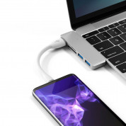 Satechi Flexible USB-C Charging Cable - гъвкав USB към USB-C кабел за устройства с USB-C порт (15 см.) (бял) 3