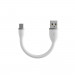 Satechi Flexible USB-C Charging Cable - гъвкав USB към USB-C кабел за устройства с USB-C порт (15 см.) (бял) 1