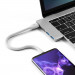 Satechi Flexible USB-C Charging Cable - гъвкав USB към USB-C кабел за устройства с USB-C порт (25 см.) (бял) 5