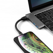 Satechi Flexible Lightning USB Cable - гъвкав USB кабел за iPhone, iPad и iPod с Lightning (черен) (15 см) 2