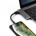 Satechi Flexible Lightning USB Cable - гъвкав USB кабел за iPhone, iPad и iPod с Lightning (черен) (15 см) 3